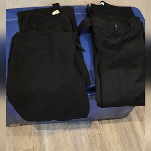 Womens Casual Black Dress Pants